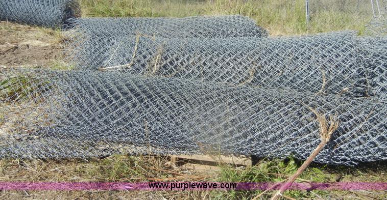image for item K9875 Approximately 13 rolls of chain link fence