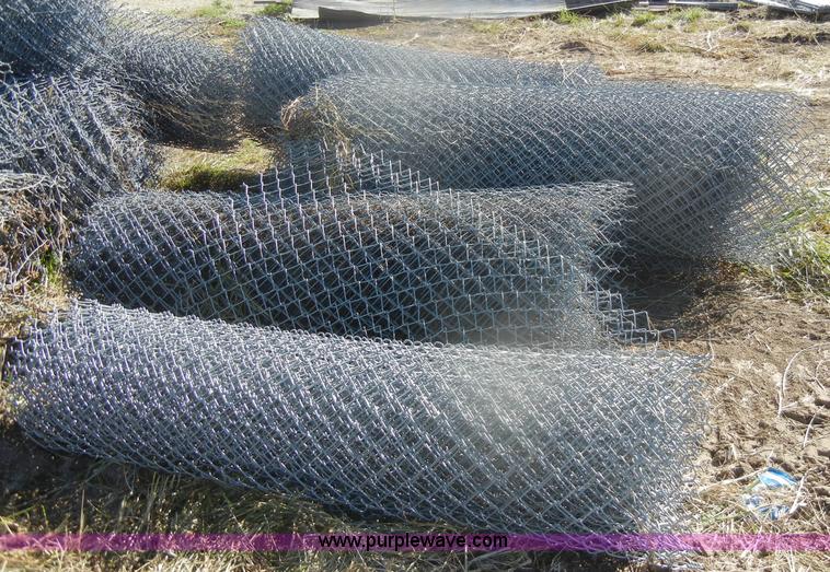 image for item K9875 Approximately 13 rolls of chain link fence