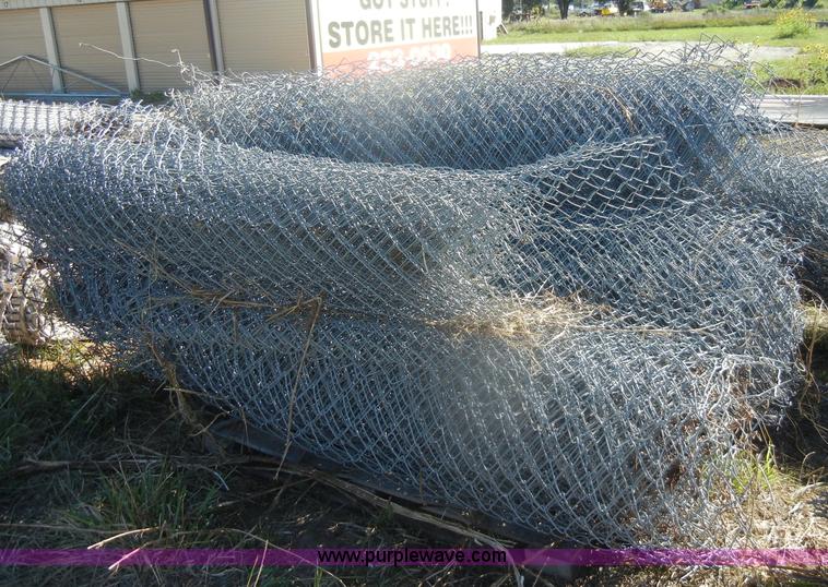 image for item K9875 Approximately 13 rolls of chain link fence