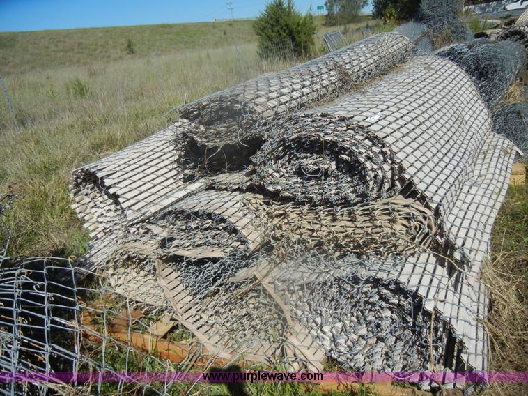 image for item K9876 Approximately 10 rolls of chain link fence