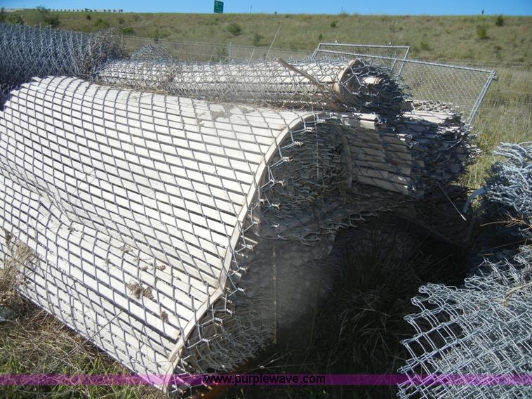 image for item K9876 Approximately 10 rolls of chain link fence