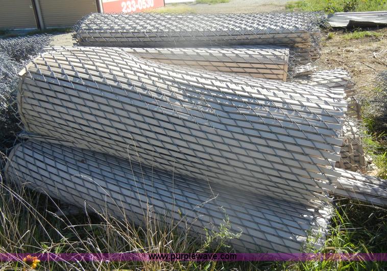 image for item K9876 Approximately 10 rolls of chain link fence