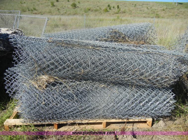 image for item K9877 Approximately 14 rolls of chain link fence