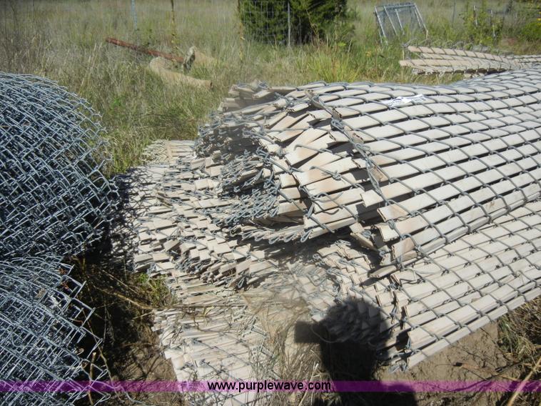 image for item K9878 Approximately 15 rolls of chain link fence