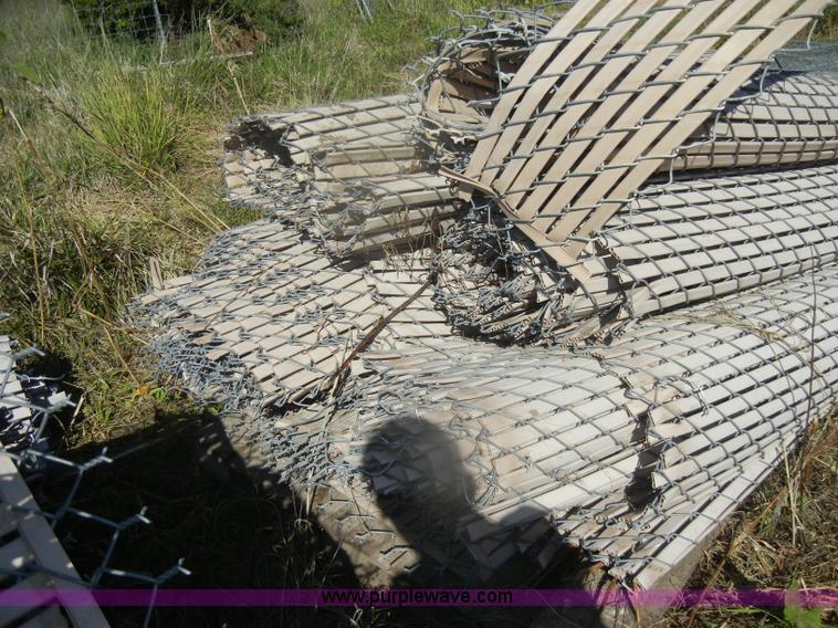 image for item K9878 Approximately 15 rolls of chain link fence