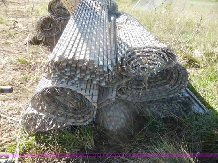 image for item K9878 Approximately 15 rolls of chain link fence