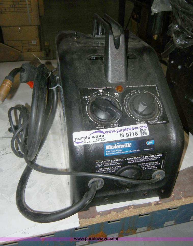 image for item N9718 Mastercraft wire feed welder