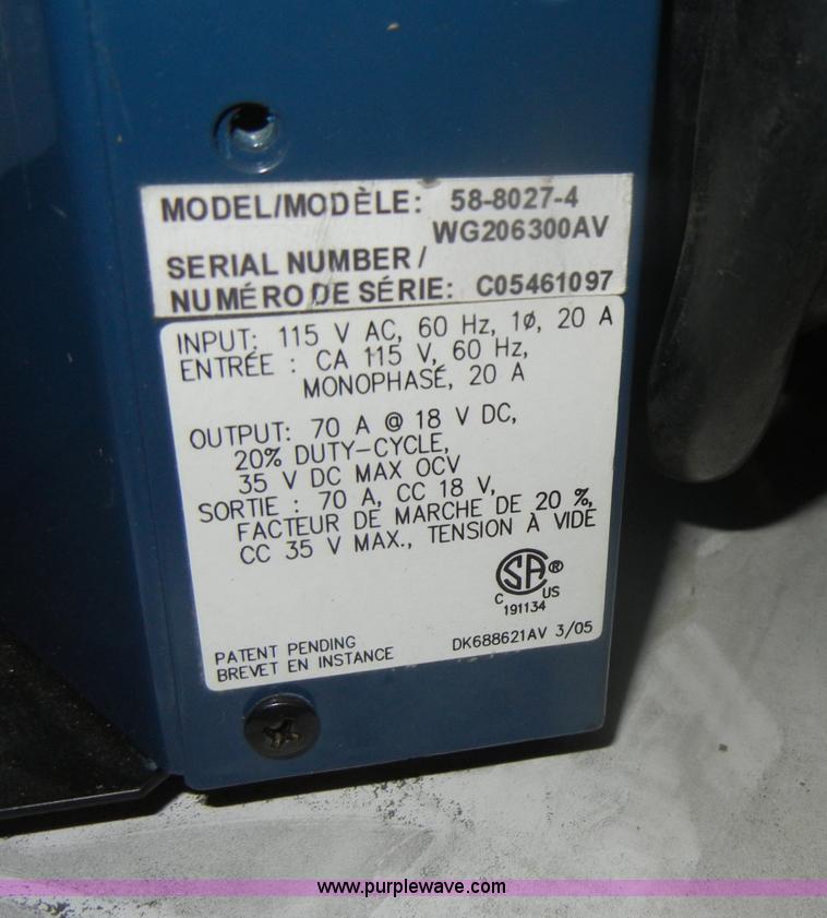 image for item N9718 Mastercraft wire feed welder