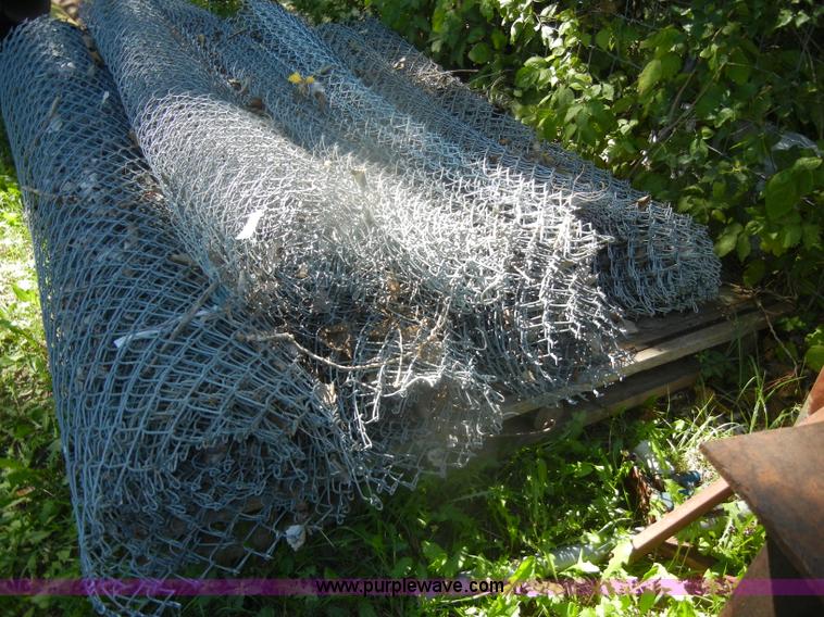 image for item U9302 Approximately five rolls of chain link fence