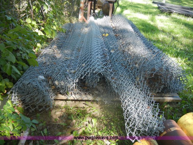 image for item U9302 Approximately five rolls of chain link fence