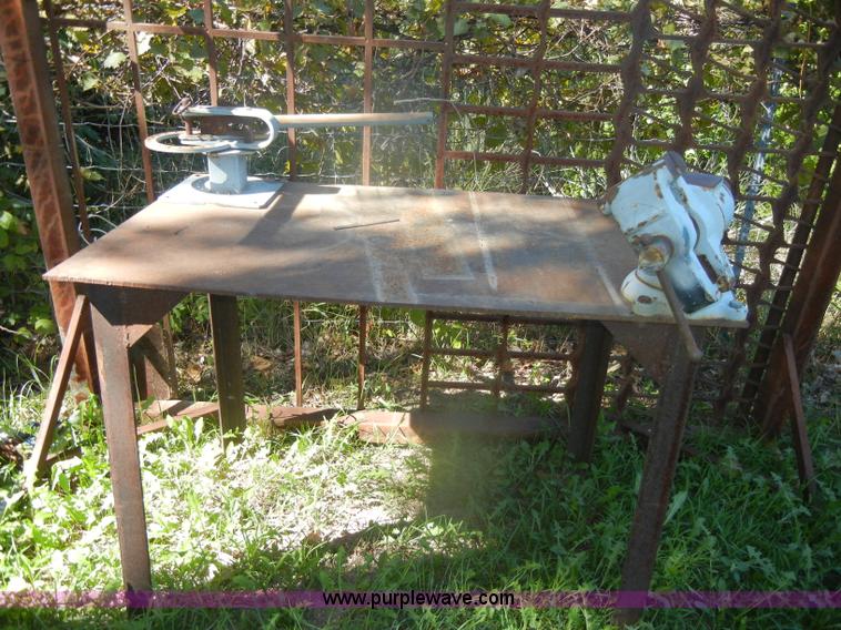 image for item U9303 (2) assorted metal work benches