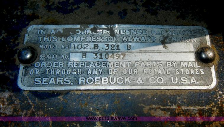 image for item U9304 Allstate air compressor