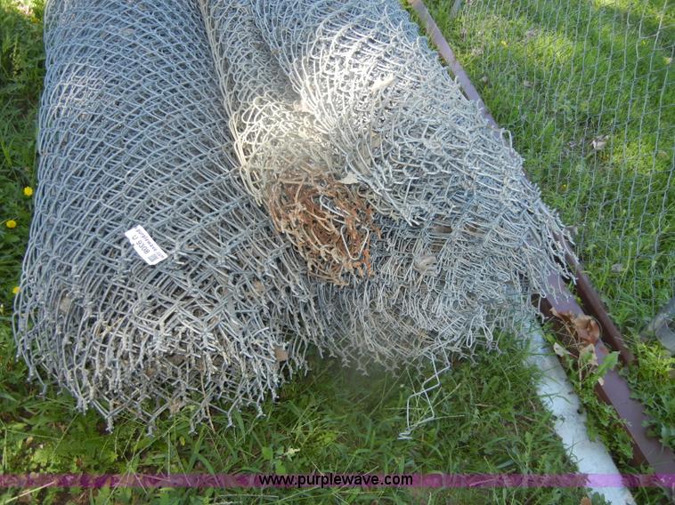 image for item U9308 Approximately four rolls of chain link fence