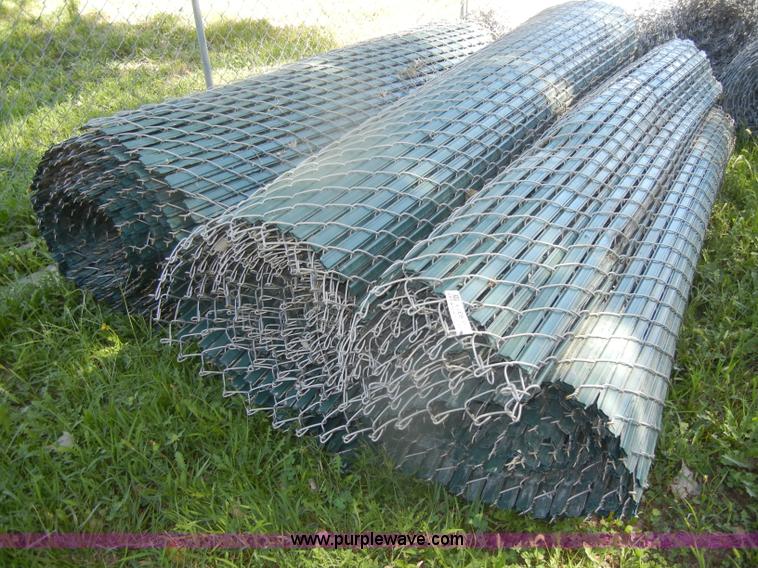 image for item U9309 Approximately four rolls of chain link fencing