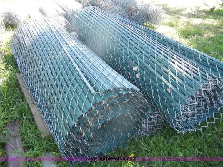 image for item U9309 Approximately four rolls of chain link fencing
