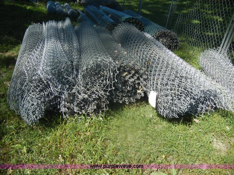 image for item U9310 Approximately 10 rolls of chain link fence