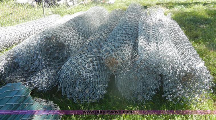 image for item U9310 Approximately 10 rolls of chain link fence