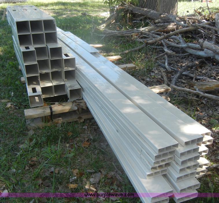 image for item U9317 Assorted two rail vinyl fence accessories