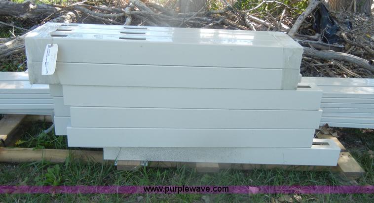 image for item U9317 Assorted two rail vinyl fence accessories