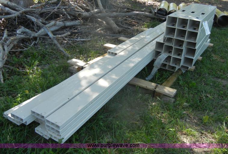 image for item U9317 Assorted two rail vinyl fence accessories