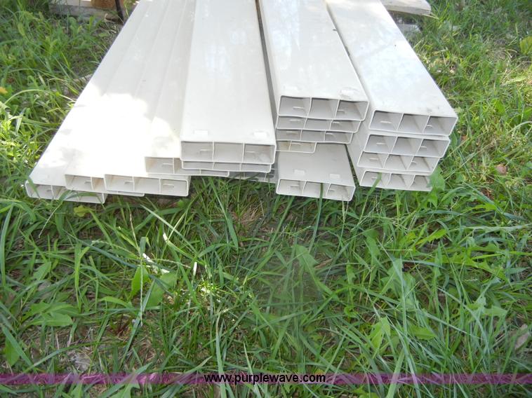 image for item U9317 Assorted two rail vinyl fence accessories