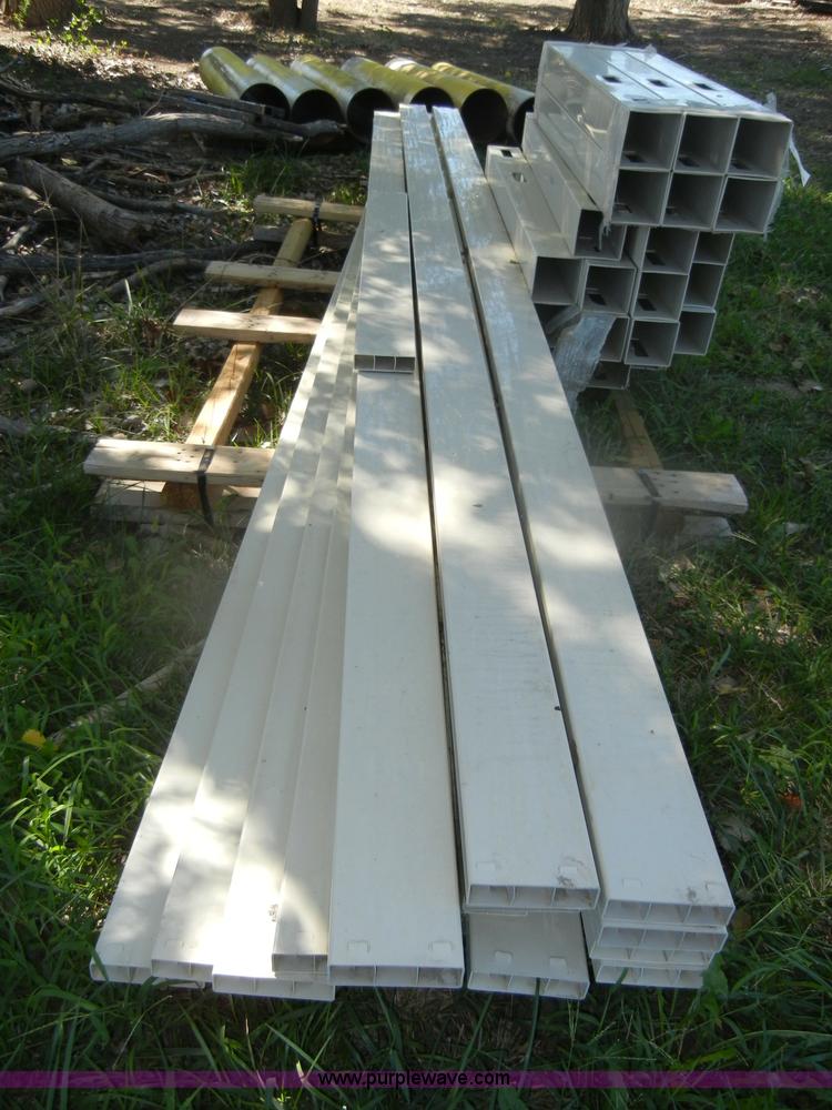 image for item U9317 Assorted two rail vinyl fence accessories