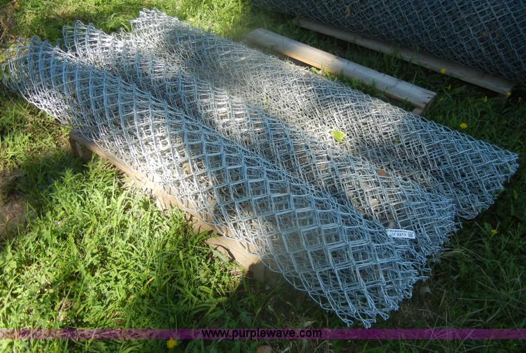 image for item U9319 Approximately four partial rolls of chain link fence
