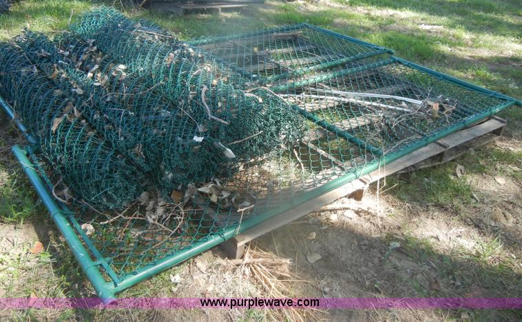 image for item U9320 Assorted plastic coated chain link fence items