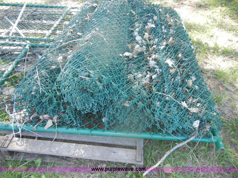 image for item U9320 Assorted plastic coated chain link fence items