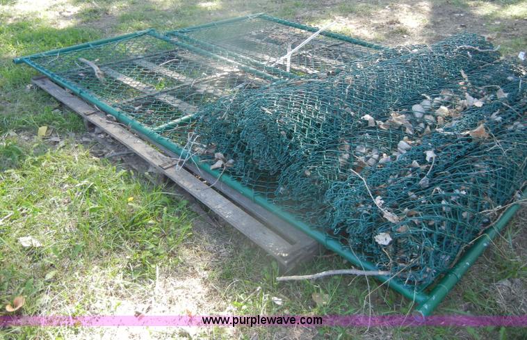 image for item U9320 Assorted plastic coated chain link fence items
