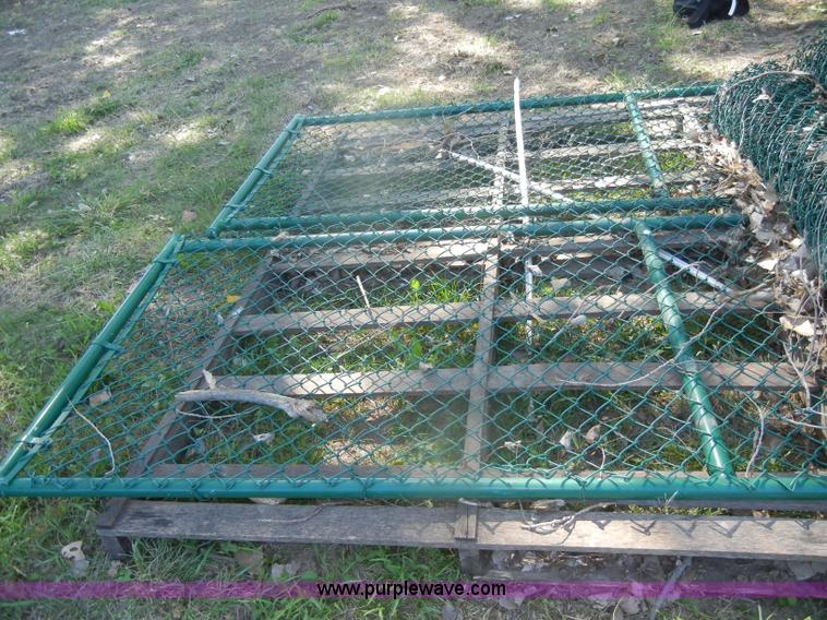 image for item U9320 Assorted plastic coated chain link fence items