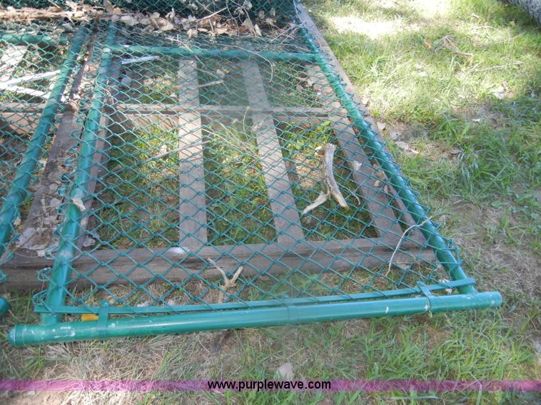 image for item U9320 Assorted plastic coated chain link fence items