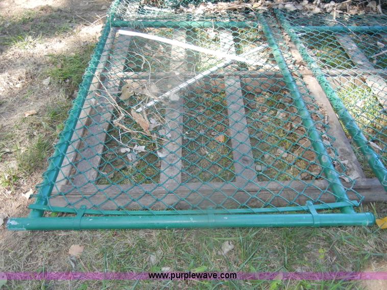 image for item U9320 Assorted plastic coated chain link fence items