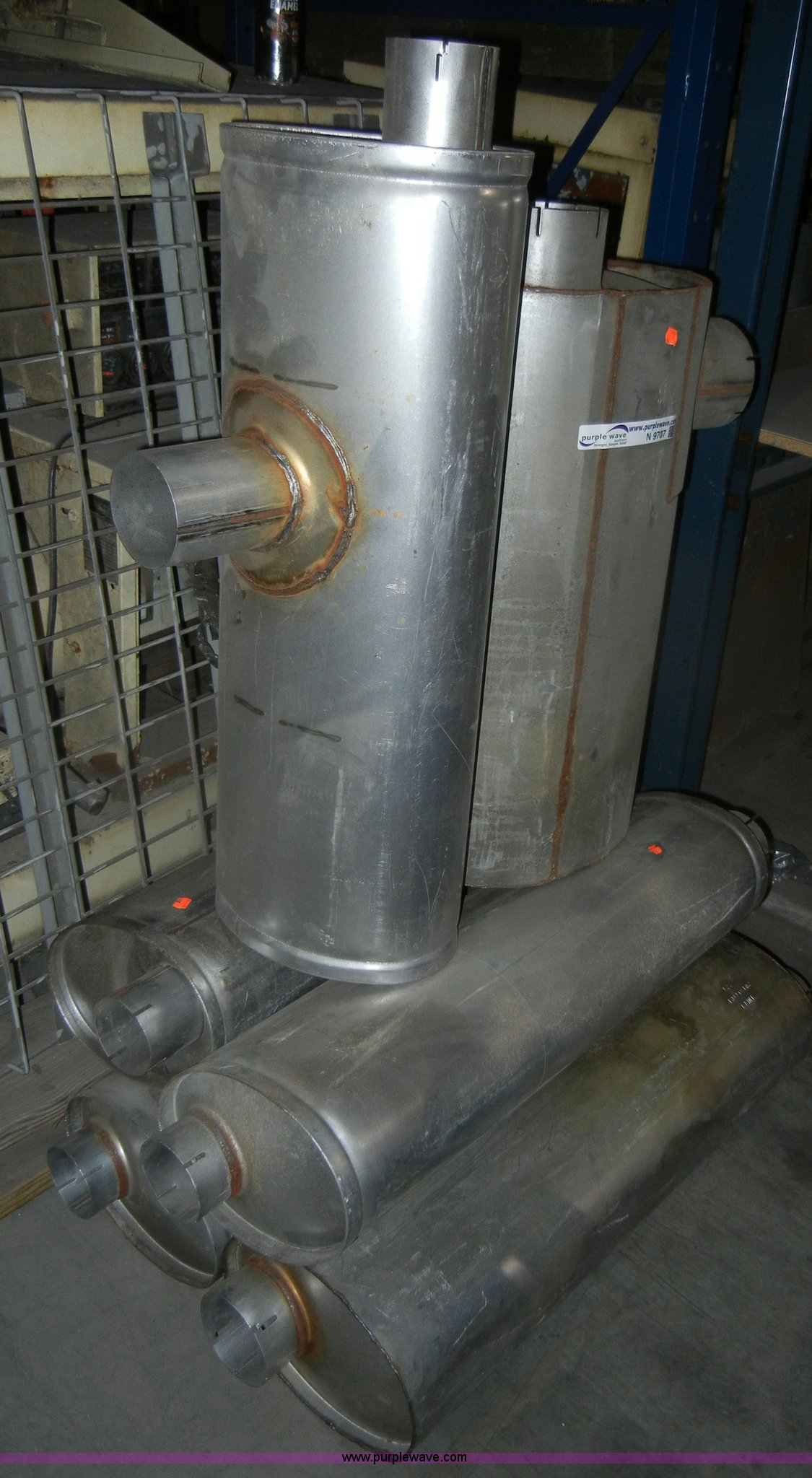 (6) assorted mufflers in Spring Hill, KS Item N9707 sold Purple Wave