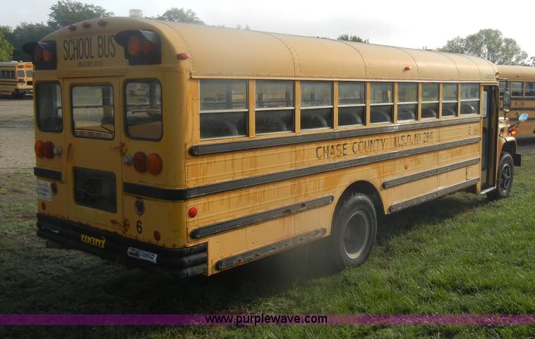 image for item D4493 1990 GMC S6000 Ward school bus