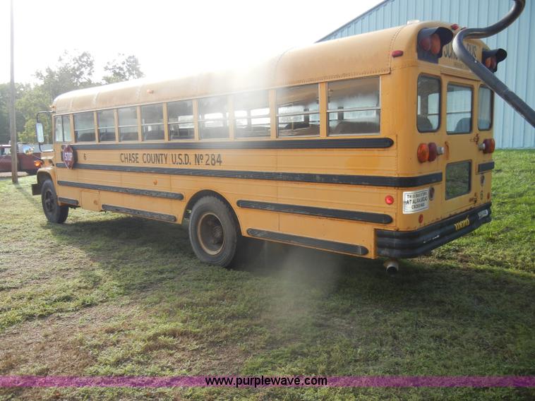 image for item D4493 1990 GMC S6000 Ward school bus