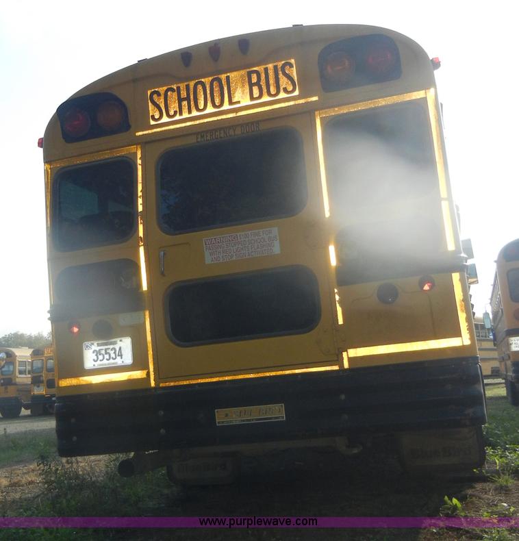 image for item D4494 1998 Chevrolet B7 Bluebird school bus