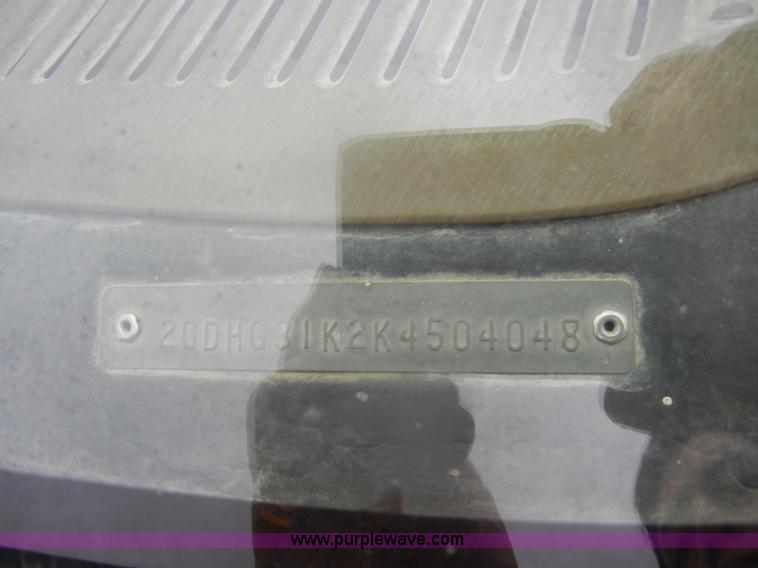 image for item D4495 1989 GMC G3500 Vandura-Ward school bus