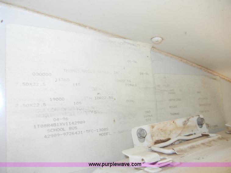 image for item D4496 1997 Thomas Built Saf-T-Liner MVP EF school bus