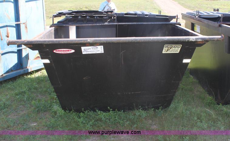 image for item D7704 Metal dumpster
