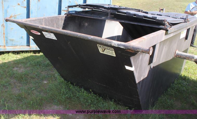 image for item D7704 Metal dumpster
