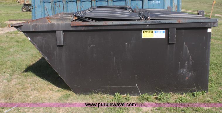 image for item D7705 Metal dumpster