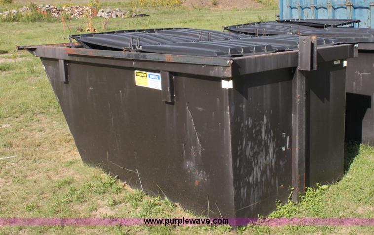 image for item D7705 Metal dumpster