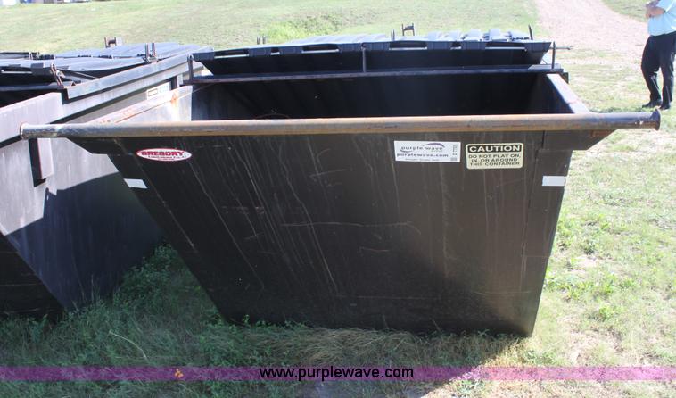 image for item D7705 Metal dumpster