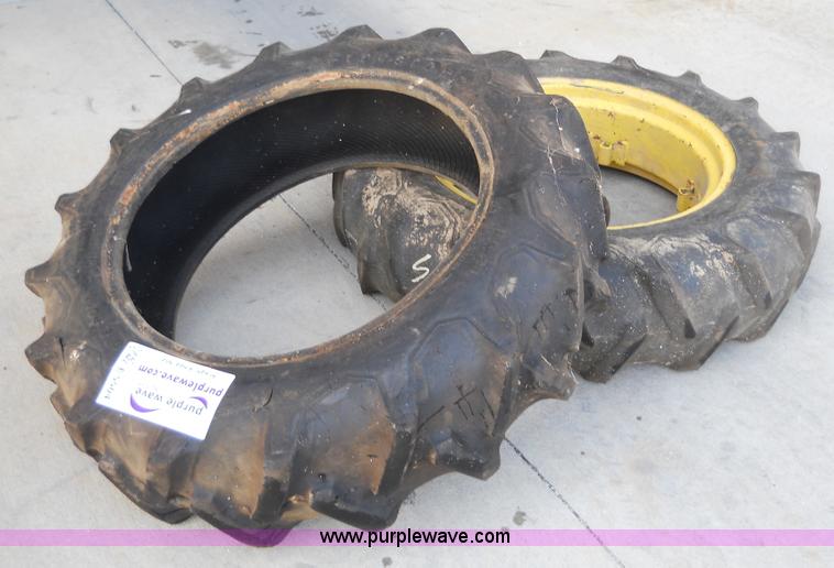 image for item E5504 (2) Firestone 9.5-24 Field & Road Ag tires