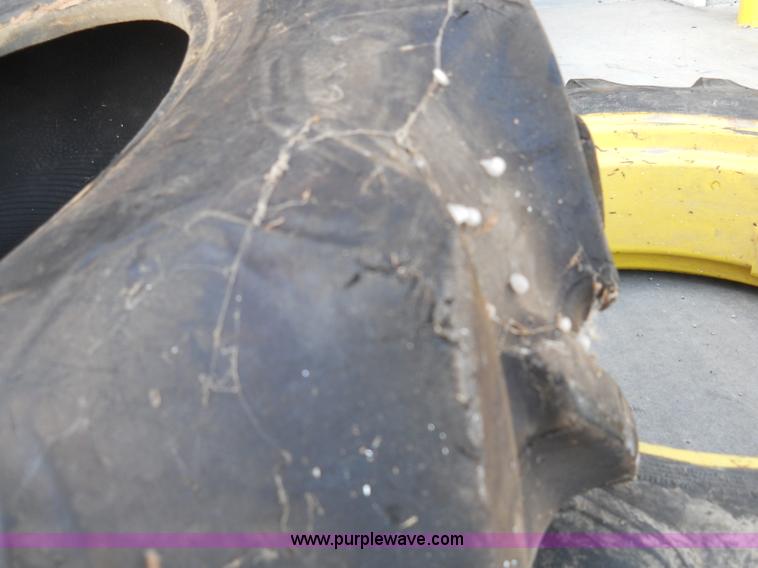 image for item E5504 (2) Firestone 9.5-24 Field & Road Ag tires