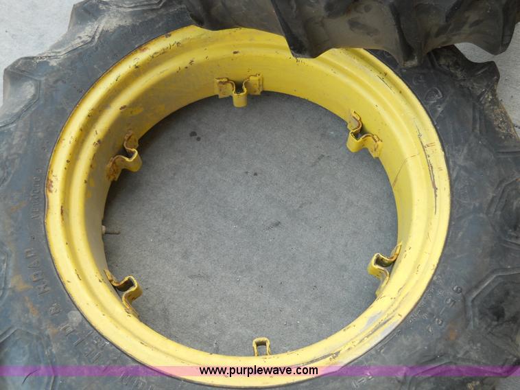 image for item E5504 (2) Firestone 9.5-24 Field & Road Ag tires