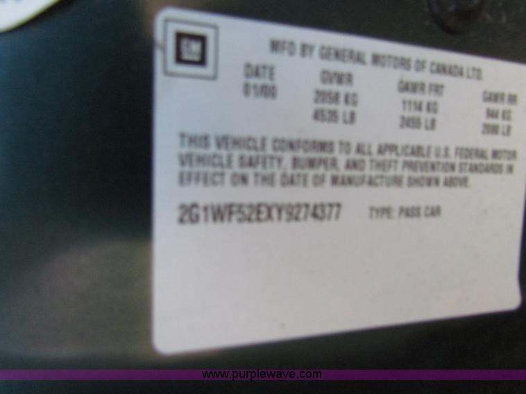 image for item E8042 2000 Chevrolet Impala