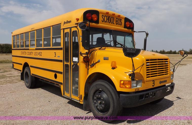 image for item F6028 1995 International Navistar 3800 school bus