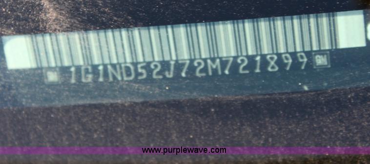 image for item G4953 2002 Chevrolet Malibu